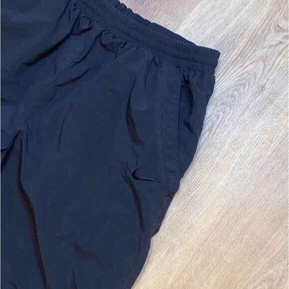 Vintage‎ 90s Womens Nike Black Track Pants Cotton Lined Side Zip Large 12/14 - Picture 4 of 7